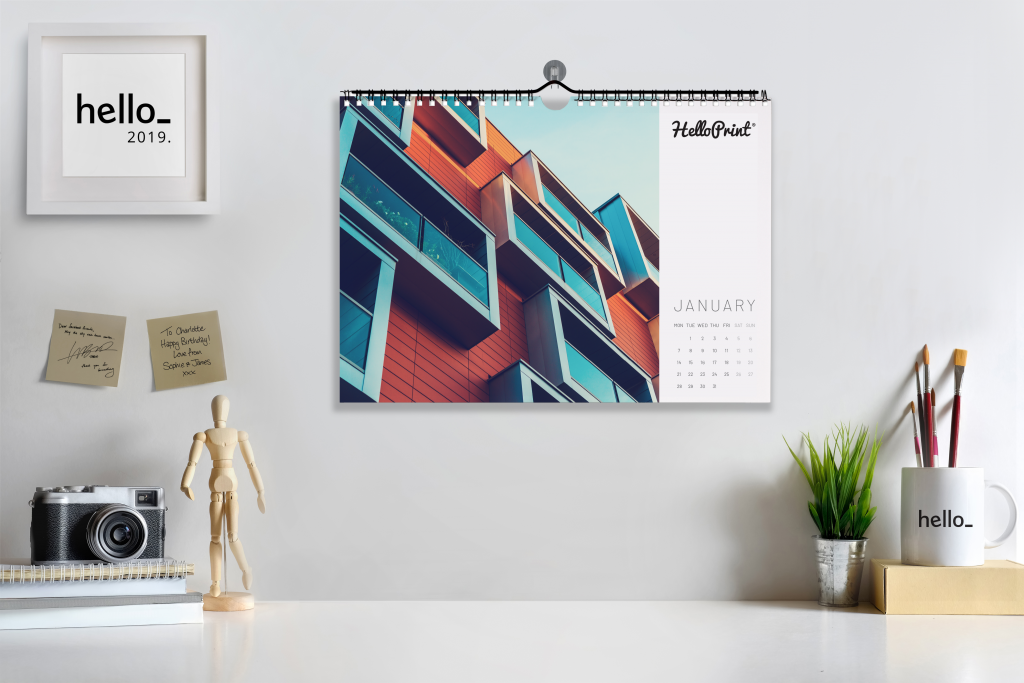 Quattro vantaggi sui Calendari da parete stampati con Helloprint