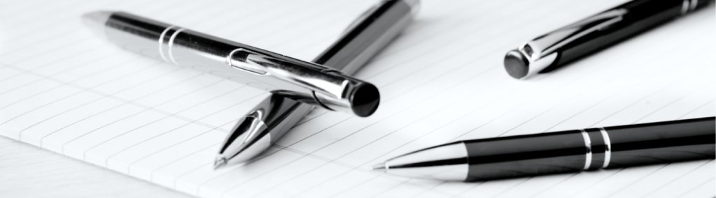 Penne con logo: regalo che va sempre di moda