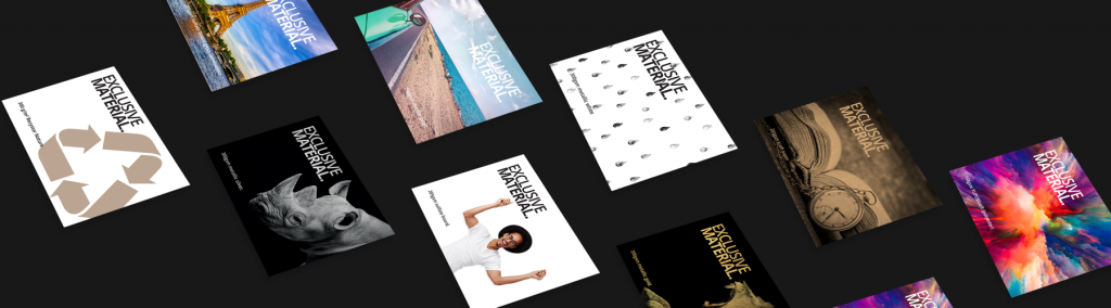 Scelta del materiale speciale per volantini